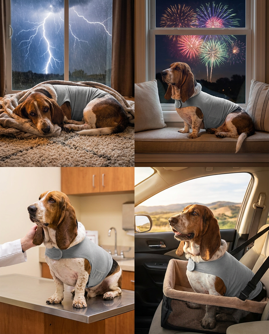 Use-Case Scenes - Thunderstorm fireworks vet travel
