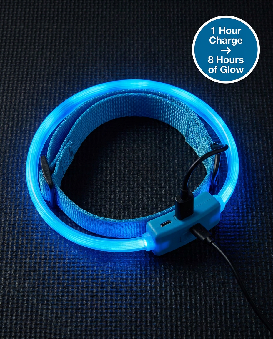 Rechargeable USB demo - 1 hour charge = 8 hours glow