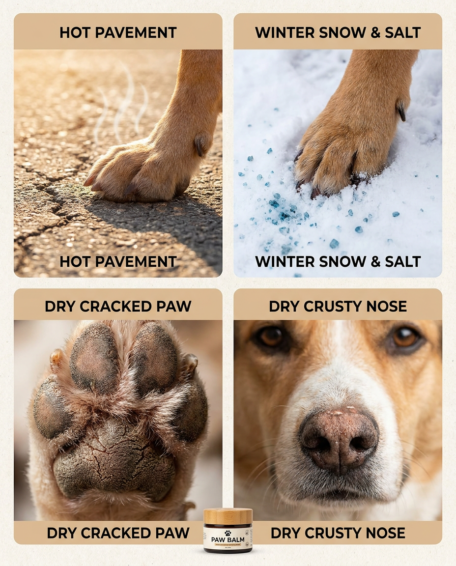Use-case grid - hot pavement, ice salt, cracked pads, dry nose